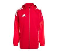 adidas Performance Tiro 25 Competition - Chubasquero para hombre, color rojo y morado, talla M