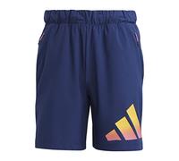 adidas Performance Train Icons 3Bar Short dunkelblaugelborange XL5