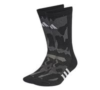 adidas Performance Training Graphic Camo Socks, Calcetines Unisex adulto, Black/Grey Six/White, 40-42
