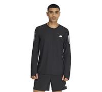 Adidas Hombre Own The Run Long Sleeve tee, Black/White, XXL