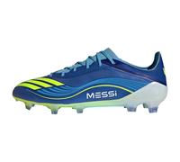 Adidas - Bota de fútbol F50 Messi Elite FG, Unisex, Team Royal blue-Solar Yellow-Semi Blue Burst, 10,5 UK