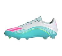 adidas Unisex Adulto F50 Messi League Firm Ground/Multi Ground Football Boots, FTWR White/Lucid Pink/Flash Aqua, 48 2/3 EU