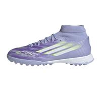 adidas F50 SPARKFUSION League W Mid Turf Football Boots, Botas de fútbol Mujer, Violet Tone/Lucid Lemon/Purple Rush, 38 2/3 EU
