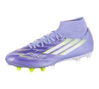 adidas F50 SPARKFUSION League W Mid Firm Artificial Ground Football Boots, Botas de fútbol Mujer, Violet Tone/Lucid Lemon/Purple Rush, 43 1/3 EU