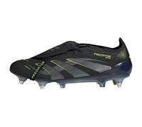 Adidas - Bota de fútbol Predator Elite FT SG, Unisex, Core Black-Carbon-Lucid Lemon, 8 UK