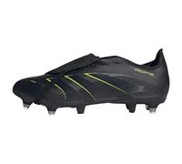 Adidas - Bota de fútbol Predator League FT SG, Unisex, Core Black-Carbon-Lucid Lemon, 10,5 UK