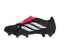 Adidas Botas de fútbol Predator League lengüeta abatible SG Unisex Negro/Blanco/Rojo 39 1/3