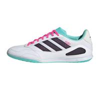 adidas Unisex Botas Super Sala Competition 3 Indoor, Cloud White/Aurora Black/Flash Aqua, 46