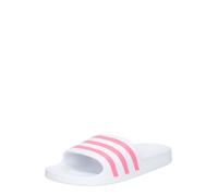 adidas Mujer Adilette Aqua Slides, Cloud White / Rose Tone / Cloud White, 38 EU