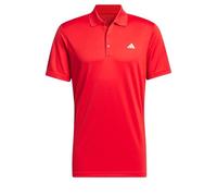 Adidas - Polo Core Adidas Performance para Hombre, Talla M, Color Rojo Universitario