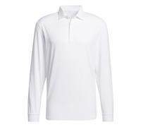 adidas Polo de Golf de Manga Larga para Hombre, Blanco, X-Large