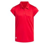 Adidas Polo de Manga Corta para niñas, Negro