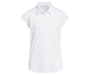 adidas Polo de Manga Corta para niñas, Negro