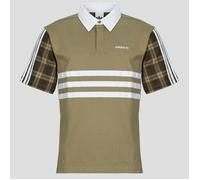 adidas Polo Tartan Regular Rugby Polo in Verde EU L