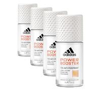 Adidas Power Booster - Rodillo antitranspirante (50 ml) (Paquete de 4)