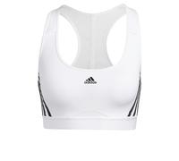 adidas Powerreact Training Medium-Support 3-Stripes Bra, Blanco/Negro A-C, L