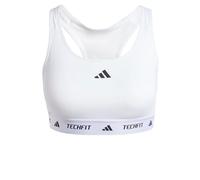 adidas Powerreact Training Medum Support Techfit Bra - Sujetador de Entrenamiento para Mujer, Color Blanco