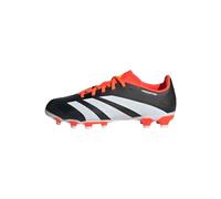 adidas Predator 24 League Low Multi-Ground Boots, Botas de fútbol, Core Black/Cloud White/Solar Red, 36 EU