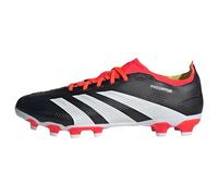 adidas Predator 24 League Low Multi-Ground Boots, Botas de fútbol Unisex Adulto, Core Black/Cloud White/Solar Red, 44 EU