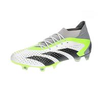 adidas Predator Accuracy.1 FG, Football Shoes (Firm Ground) Unisex Adulto, FTWR White/Core Black/Lucid Lemon, 43 1/3 EU