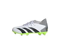 adidas Predator Accuracy.3 Firm Ground Boots, Botas de fútbol, Cloud White/Core Black/Lucid Lemon, 36 2/3 EU