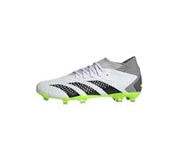 adidas Predator Accuracy.3 Firm Ground Boots, Botas de fútbol Unisex Adulto, Cloud White/Core Black/Lucid Lemon, 42 EU