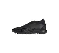 adidas Predator Accuracy.3 Laceless Turf Boots, Botas de fútbol Unisex Adulto, Core Black/Core Black/Cloud White, 42 EU