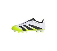adidas Predator Club Firm Multi Ground Football Boots, Botas de fútbol Unisex Adulto, Cloud White/Core Black/Lucid Lemon, 42 2/3 EU