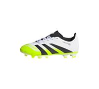adidas Predator Club Firm Multi Ground Football Boots Kids 5.5, Botas de fútbol Unisex niños, FTWR White Core Black Lucid Lemon, 38.5 EU