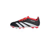 adidas Predator Club Flexible Ground Football Boots, Botas de fútbol, Core Black/Cloud White/Solar Red, 38 2/3 EU