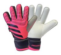 adidas Predator Fingersave - Guantes de portero para niño, talla 6.5, color negro