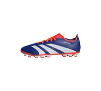 adidas Predator League 2G/3G Football Boots Artificial Grass, Botas de fútbol Unisex Adulto, Lucid Blue/Cloud White/Solar Red, 42 EU