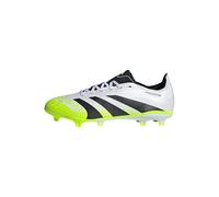 Adidas - Bota de fútbol Predator League L FG/MG, Unisex, White-Core Black-Lucid Lemon, 7,5 UK