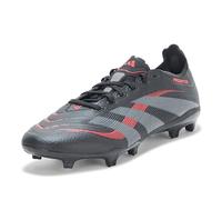 adidas Predator League Firm Multi Ground, Zapatillas de fútbol Unisex Adulto, Negro Gris Rojo Brillante, 13 Women/12 Men