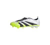adidas Predator League Fold-Over Tongue Firm Multi Ground Football Boots, Botas de fútbol Unisex Adulto, Cloud White/Core Black/Lucid Lemon, 48 2/3 EU