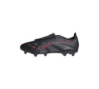 adidas Predator League Fold-Over Tongue Firm Multi Ground Football Boots, Botas de fútbol Unisex Adulto, Core Black/Grey Four/Lucid Red, 46 EU