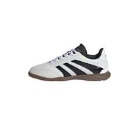 adidas Predator League Indoor Football Boots Kids, Botas de fútbol, Cloud White/Core Black/Lucid Lemon, 30.5 EU