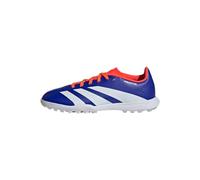 Adidas - Predator League J Football Boots Turf, Zapatos de fútbol para césped, Lucid Blue/FTWR White/Solar Red,