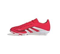 Adidas - Bota de fútbol Predator League L FG/MG Niño, Unisex, Lucid Red-White-Core Black, 4 UK