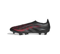 adidas Predator League Laceless Firm Multi Ground Football Boot, Botas de fútbol Unisex Adulto, Core Black/Grey Four/Lucid Red, 46 EU