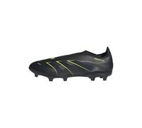 adidas Predator League Laceless Firm Multi Ground Football Boots, Botas de fútbol Unisex Adulto, Core Black/Carbon/Lucid Lemon, 42 2/3 EU
