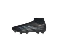 adidas Predator League Laceless Football Boots Firm Ground, Botas de fútbol Unisex Adulto, Core Black/Carbon/Gold Metallic, 44 2/3 EU