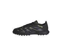 adidas Predator League Turf Football Boots Kids, Botas de fútbol Unisex niños, Core Black/Carbon/Lucid Lemon, 29 EU