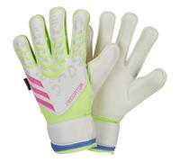 adidas Predator Match Fingersave Goalkeeper Guantes Unisex, Blanco/LUCLEM/LUCPNK, 44 EU