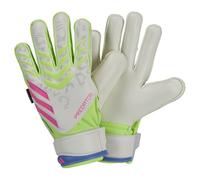adidas Predator Match Fingersave Goalkeeper Kids Guantes Unisex, LUCLEM/Blanco/LUCPNK, 36 EU