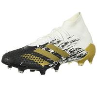 adidas Predator Mutator 20.1 Men's Firm Ground Soccer Shoe, FTWWHT/Goldmt/CBLACK, Numeric_6_Point_5