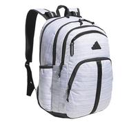 adidas Prime Backpack Work, Travel Bag Women and Men with Padded Compartment for Laptop Mochila, Dos Tonos Blanco/Negro, One Size Unisex-Adulto