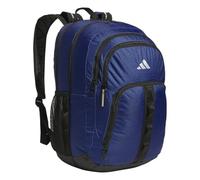adidas Primetime Large Backpack for Women and Men, Big Bag with Laptop Sleeve, Twill Bright Royal-Legend Ink/Black/Silver Metallic, One Size