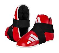 adidas Pro Kickboxing - Protector de pies para niños y adultos, adecuado para entrenamiento y competición, talla 33 - 48, color rojo, S