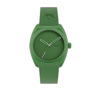 adidas Project Three - Reloj unisex informal, pantalla analógica, correa de resina biológica, movimiento de cuarzo, 42 mm, color verde